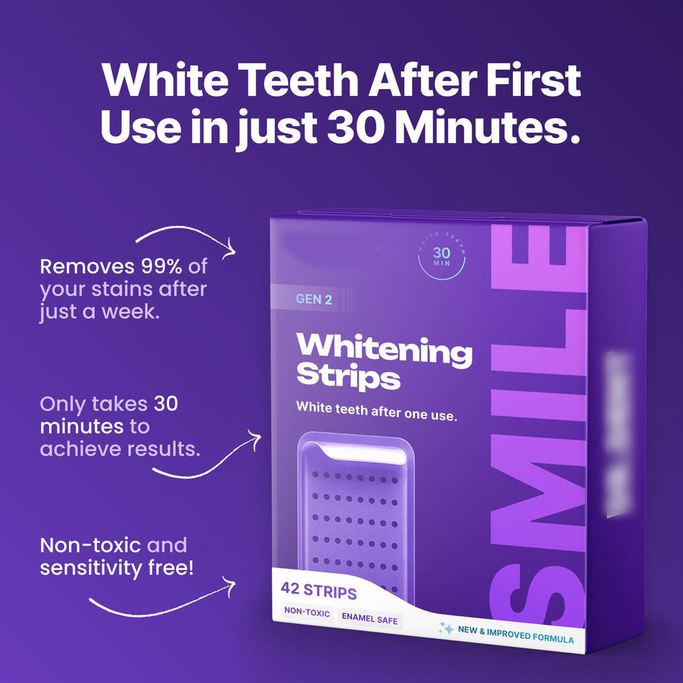 Violet Color Correcting Whitening Strips